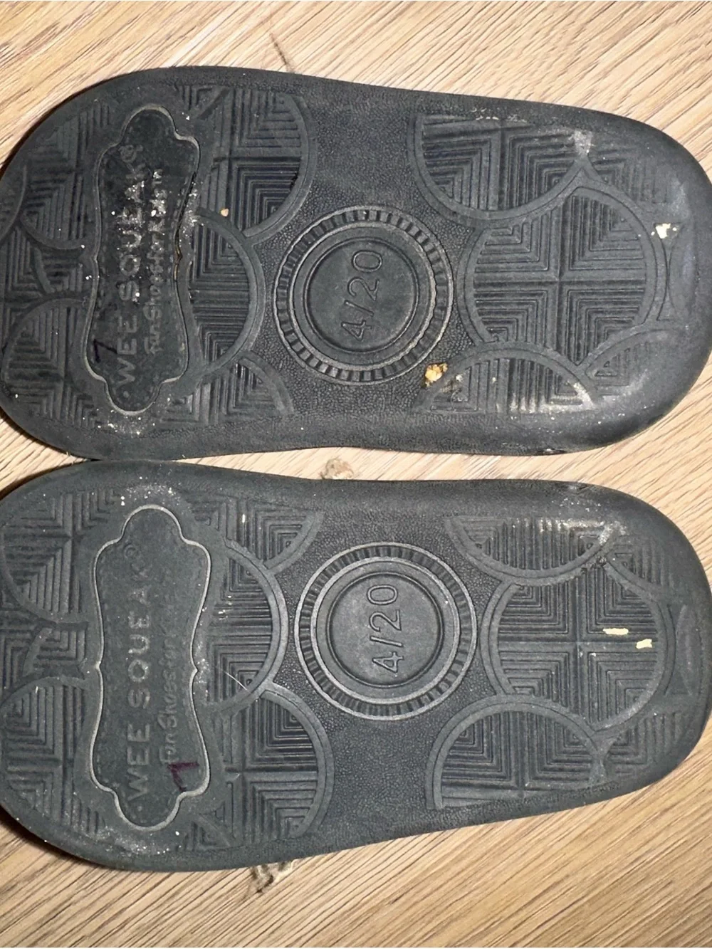 Toddler Black Dress Shoes with Beige Laces